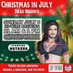 Asheville Drag Brunch Christmas in July