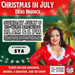 Asheville Drag Brunch Christmas in July
