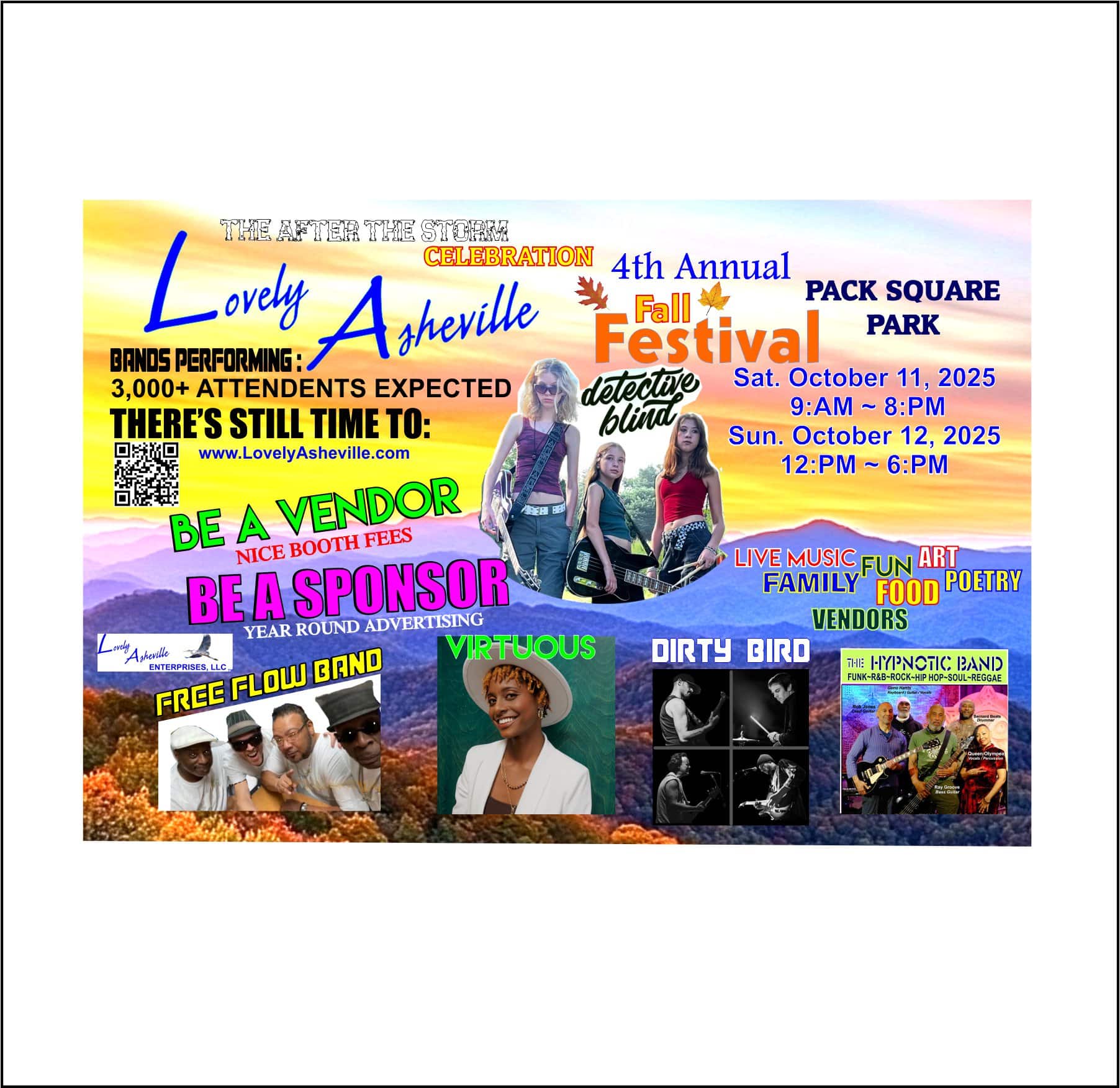 LAAFF 2025 STILL TIME FLYER Incredible City Ad