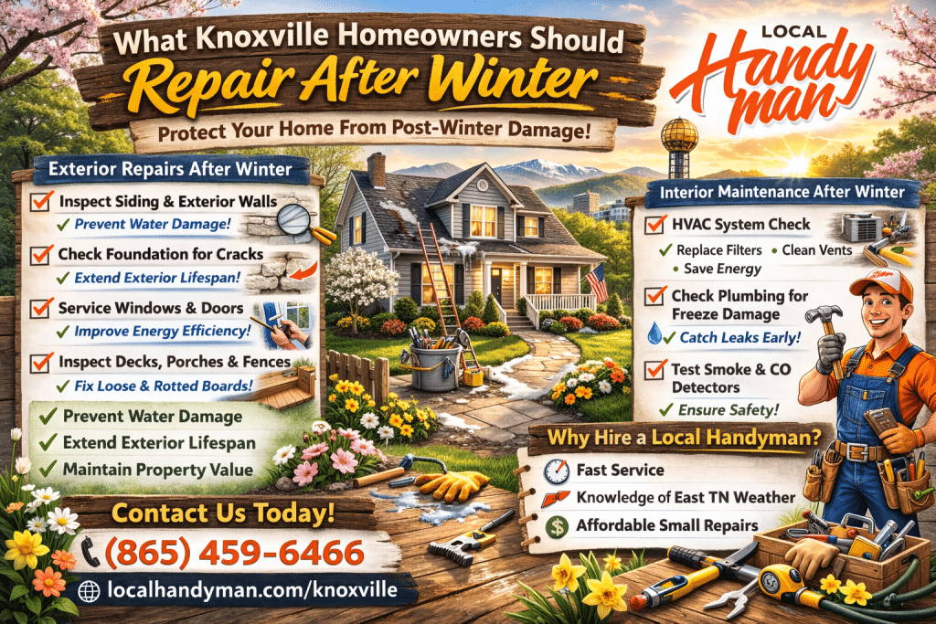 Post-Winter Home Maintenance Checklist in Knoxville, TN