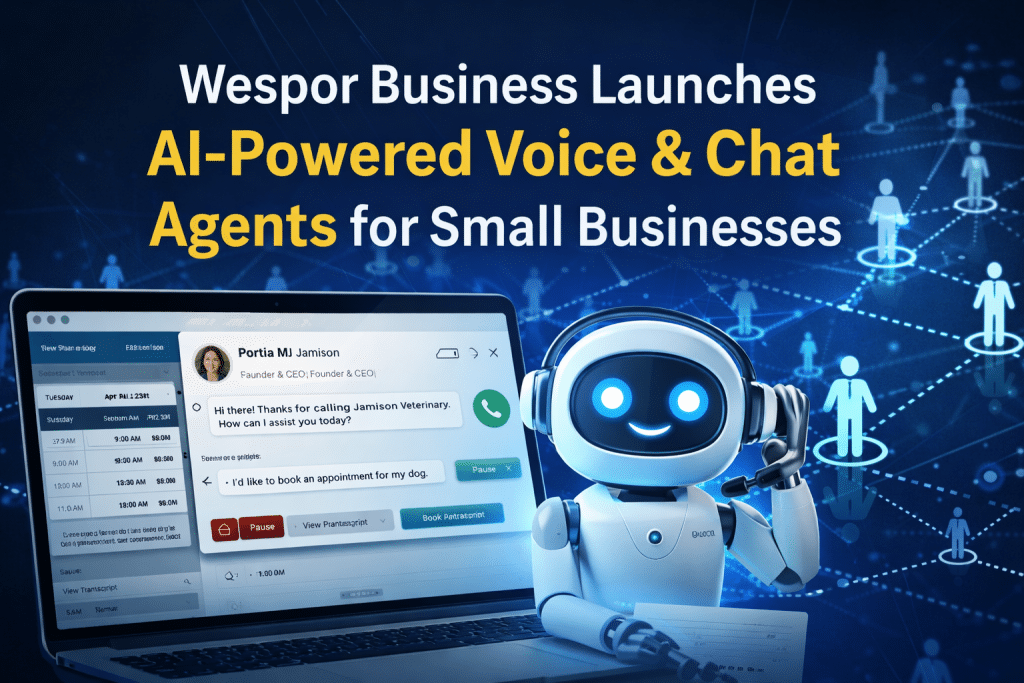 Wespor Business Launches AI-Powered Voice & Chat Agents