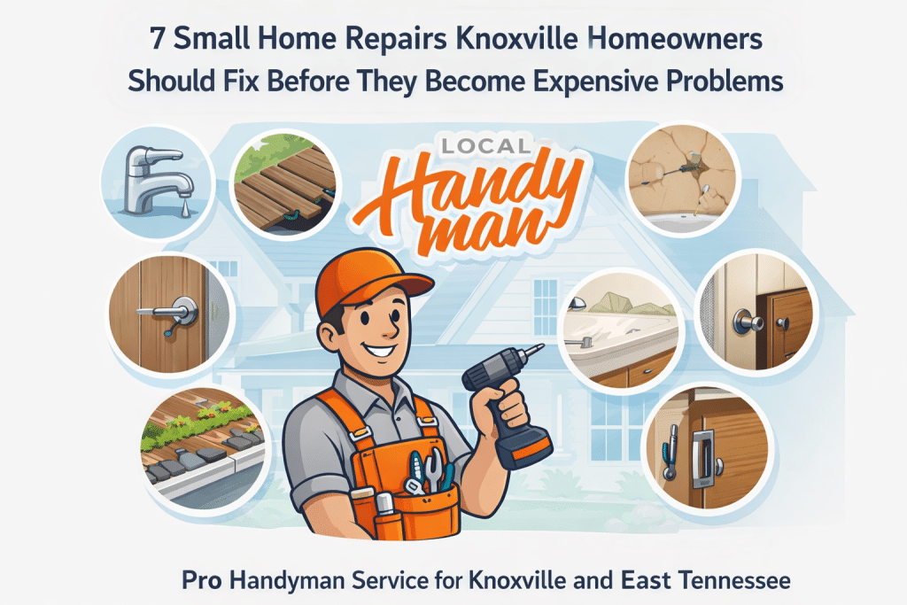 7 Small Home Repairs Knoxville Homeowners Should Fix Before They Become Expensive Problems