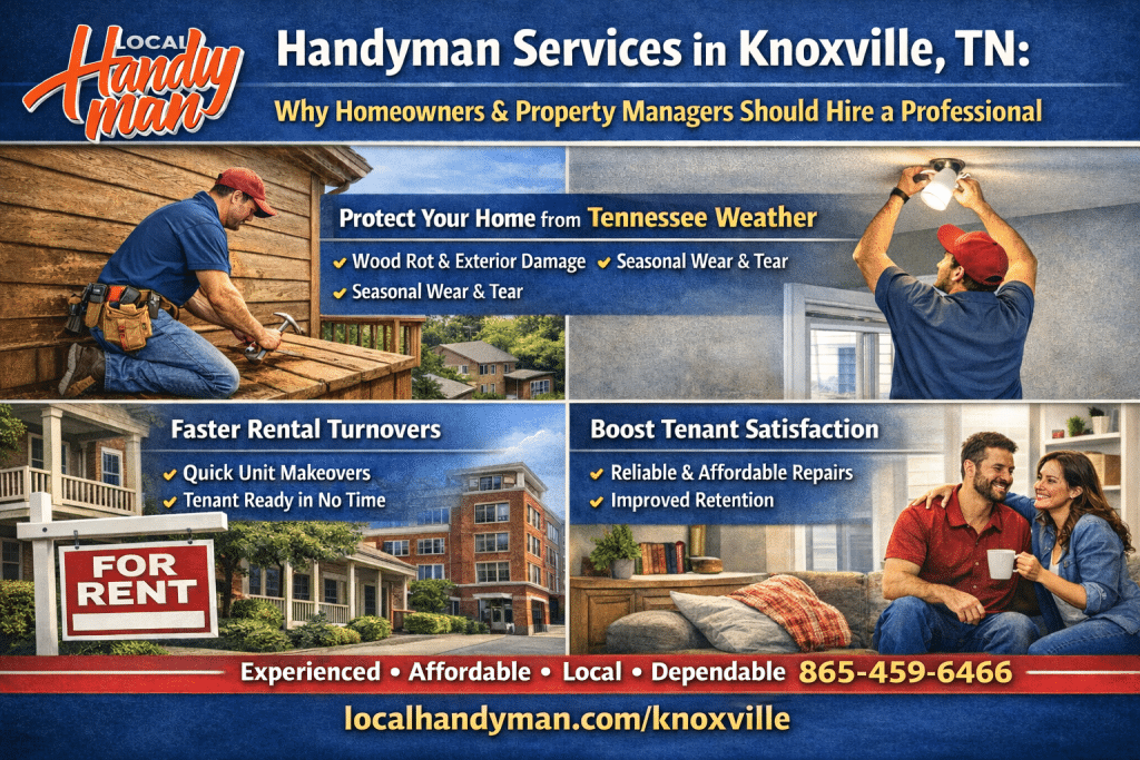 Handyman Services in Knoxville, TN Why Homeowners & Property Managers Should Hire a Professional