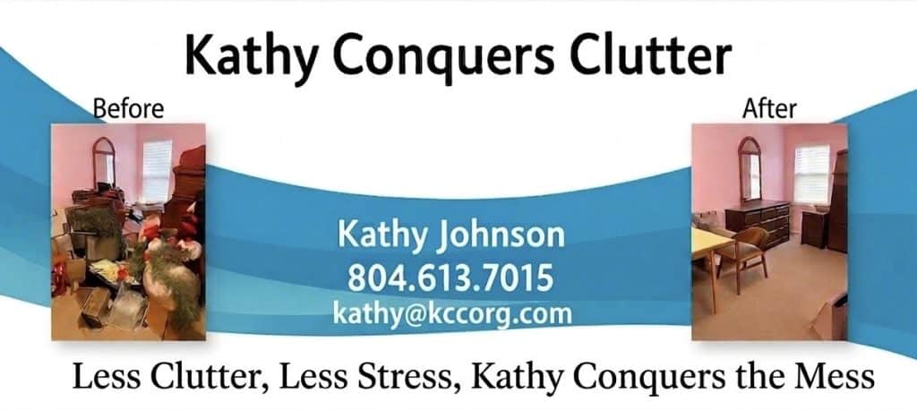 Kathy Conquers Clutter - Decluttering - Organizing - Hoarding - Packing - Unpacking