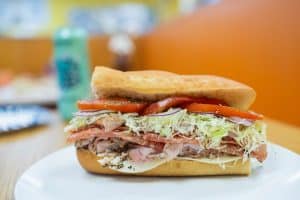 Silverball Subs Primo Carnera sandwich