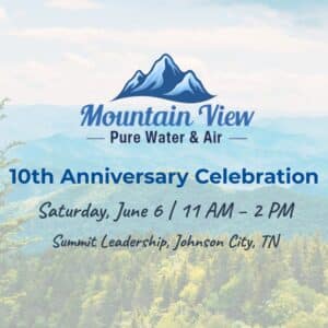 Mountain View Pure Water 10th Aniversary Celebration June 6th 2026 at Summit Leadership