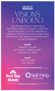 SERVE VISIONS UNBOUND silent auction