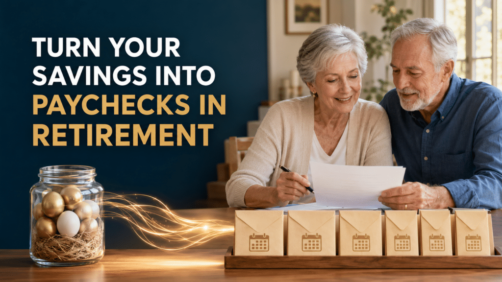 Turn your savings into paychecks in retirement