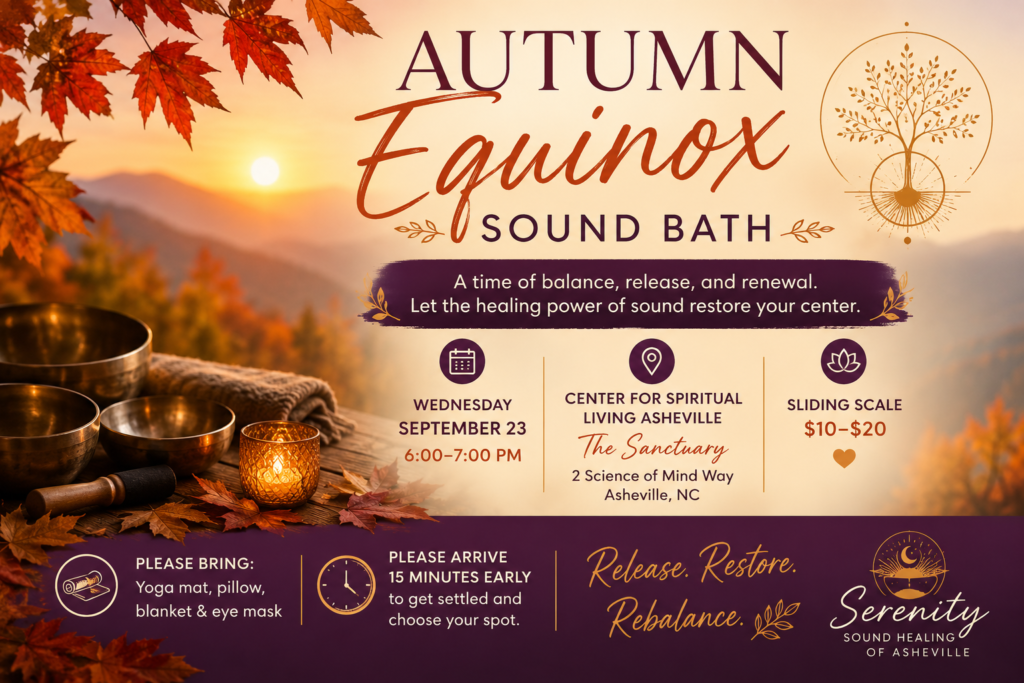 Serenity Sound Bath Autumn Equinox
