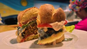 Dandelion Cafe Tuna burger