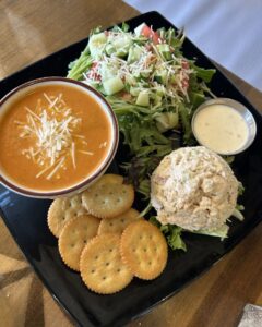 Dandelion Cafe soup and sandwich