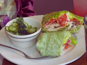 Dandelion Cafe wrap