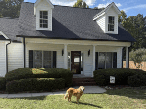 Bash Inspects a Golden Roofing Job in Zebulon NC